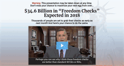 Desktop Screenshot of freedomchecks.com